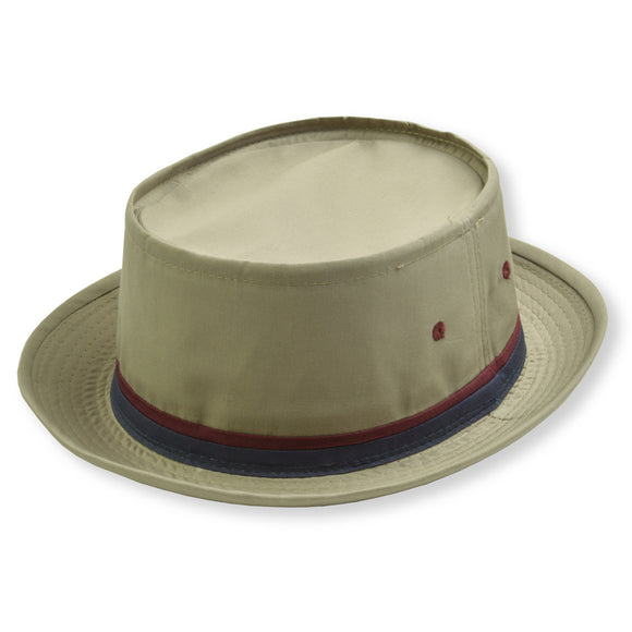 Dorfman Pacific Roll Up Bucket Hat in TAN - 830KS-