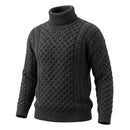 West End Carrick Merino Roll Neck Sweater in Charcoal-1