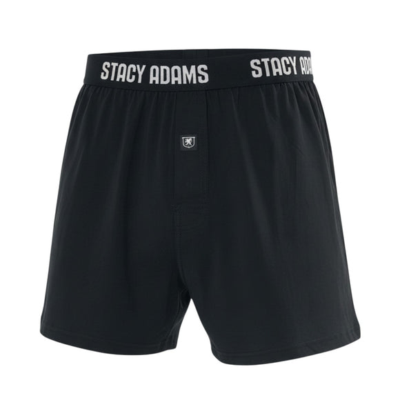 Stacy Adams Comfortblend Boxer Shorts in Black - Regular Sizes