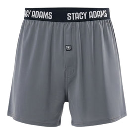 Stacy Adams Comfortblend Boxer Shorts in Gray - Regular Sizes