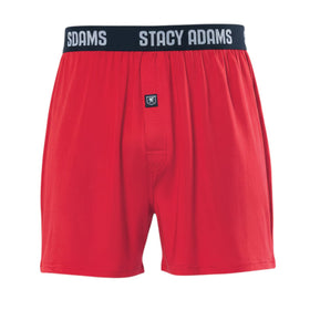Stacy Adams Comfortblend Boxer Shorts in Red - Regular Sizes