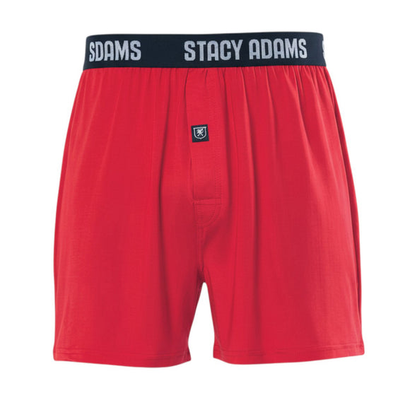 Stacy Adams Comfortblend Boxer Shorts in Red - Regular Sizes