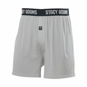 Stacy Adams Comfortblend Boxer Shorts in Silver - Regular Sizes