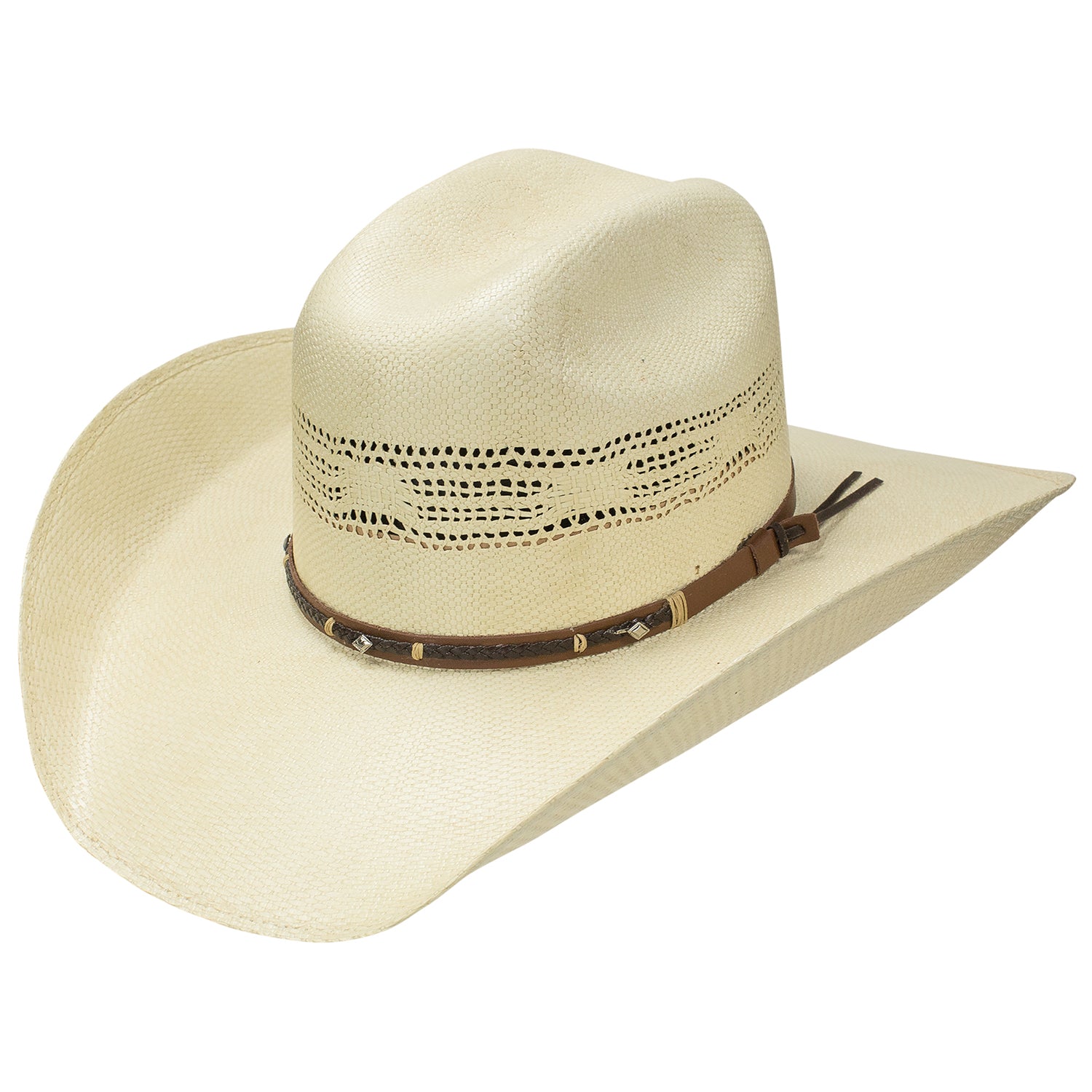 Stetson Bangora Straw Mule Creek Cowboy Hat