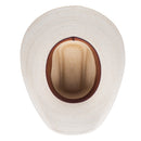 Stetson Palm Leaf Straw Square Hat with Eyelets-5