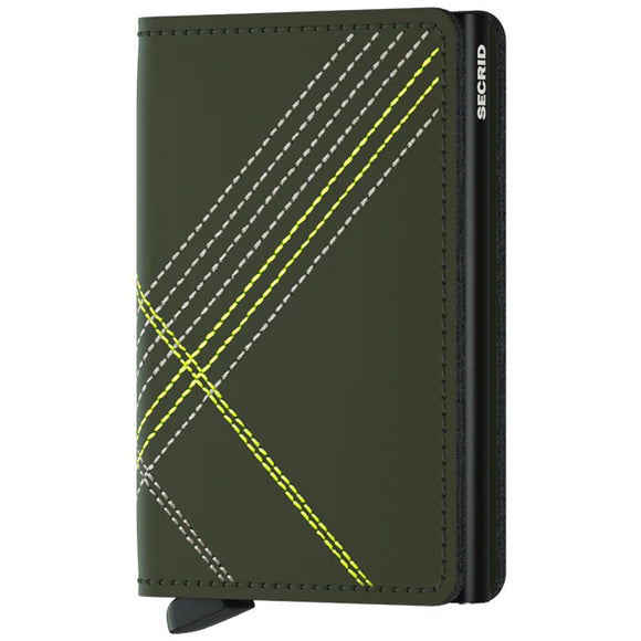 Secrid Stitch Linea Vegetable Tanned Leather Slimwallet - SSt