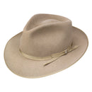 Stetson Stratoliner Fur Felt Fedora Hat in Natural with Hat Box-1