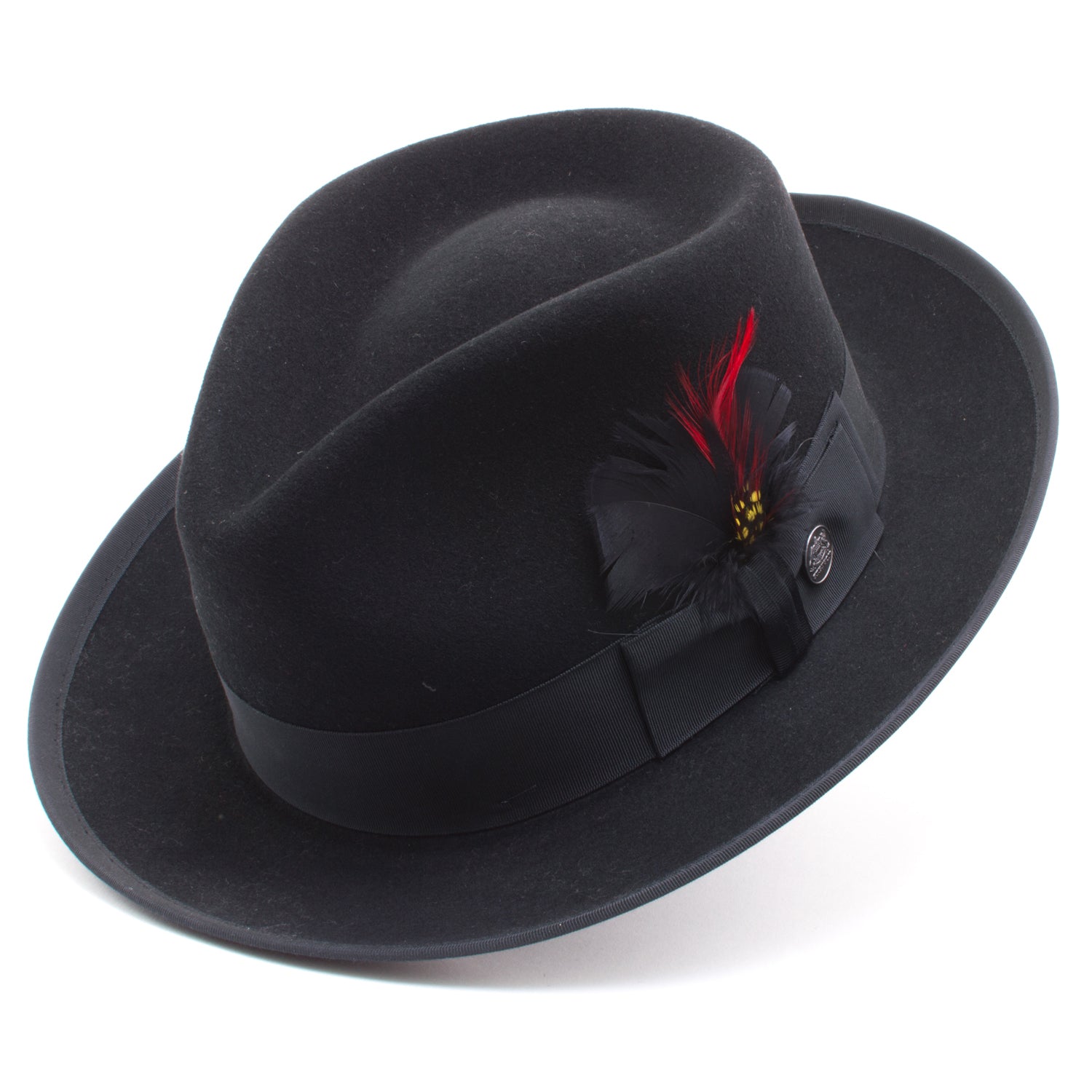 Stetson 100% Wool Felt 'Whippet' Hats in BLACK