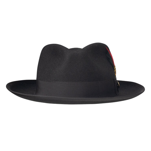 Stetson 100% Wool Felt Whippet Hats in BLACK