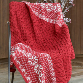 West End Merino Wool Christmas Throw