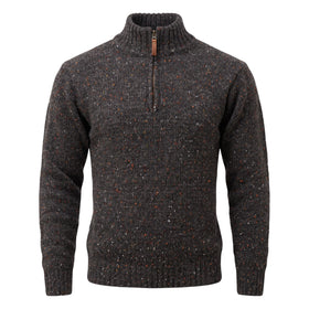 West End Kilcar Half Zip Sweater in Graphite