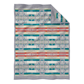 Pendleton Chief Joseph Crib Blanket in Grey