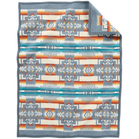 Pendleton Chief Joseph Crib Blanket in Slate
