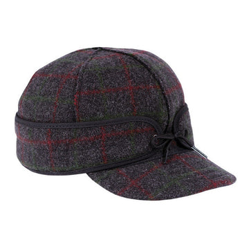 Original Stormy Kromer Caps With Ear Band in Adirondack Plaid