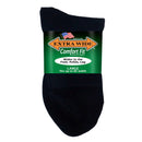 Extra Wide Men's Quarter Sock - Shoe Sizes 12 - 16-1