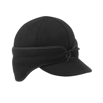 Stormy Kromer Rancher Caps With Ear Band in Black