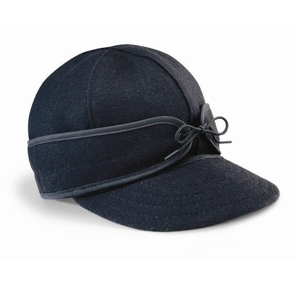 Original Stormy Kromer Caps With Ear Band in Black