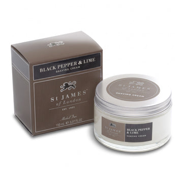 St James of London Black Pepper and Lime Shave Cream