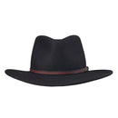 Stetson Bozeman 100% Wool Crushable Hat in Black-2