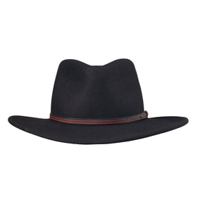 Stetson Bozeman 100% Wool Crushable Hat in Black - 0