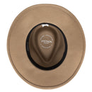 Stetson Bozeman 100% Wool Crushable Hat in Mushroom-5