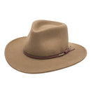 Stetson Bozeman 100% Wool Crushable Hat in Mushroom-1