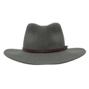 Stetson Bozeman 100% Wool Crushable Hat in Steel-2