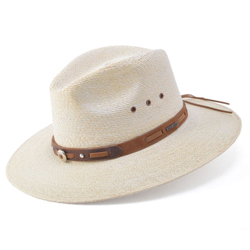 Stetson Chambers Palm Straw Aussie Hat
