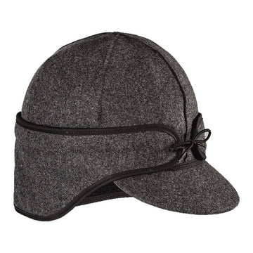 Stormy Kromer Rancher Caps With Ear Band in Charcoal