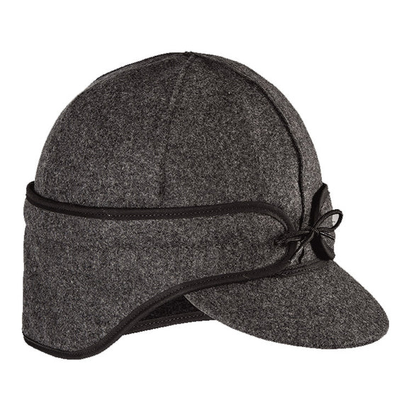 Stormy Kromer Rancher Caps With Ear Band in Charcoal