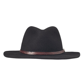 Stetson 100% Wool Felt Cromwell Hats in Black - 0