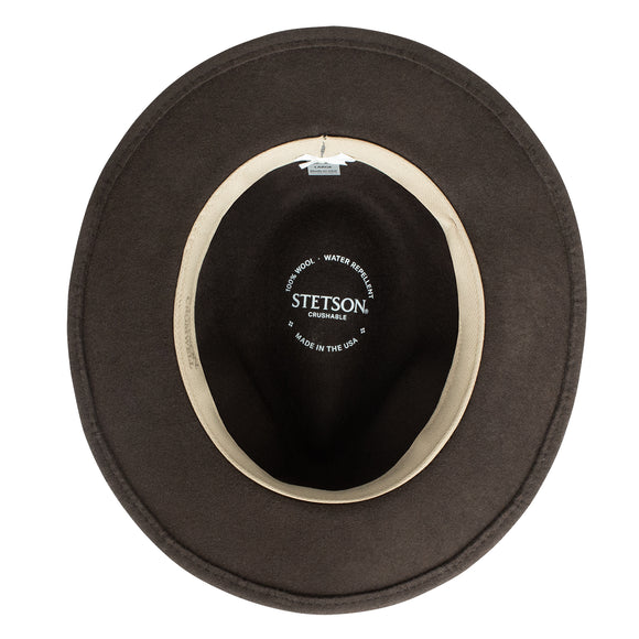 Stetson 100% Wool Felt Cromwell Hats in Mink