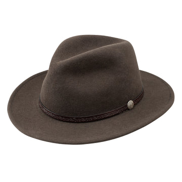 Stetson 100% Wool Felt Cromwell Hats in Mink