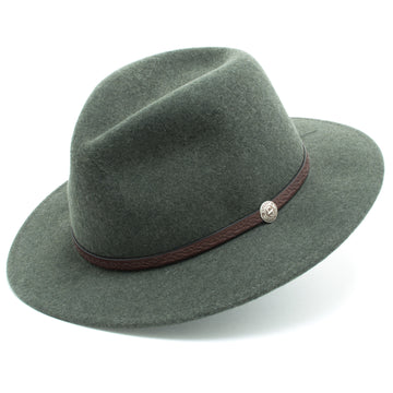 Stetson 100% Wool Felt Cromwell Hats in Olive