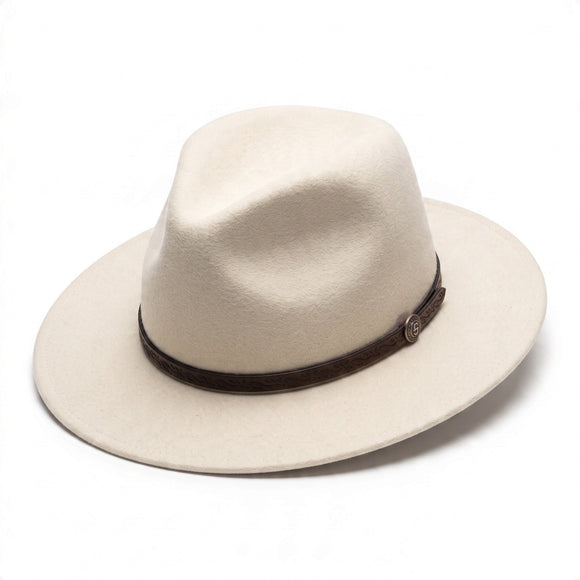 Stetson 100% Wool Felt Cromwell Hat in Silverbelly