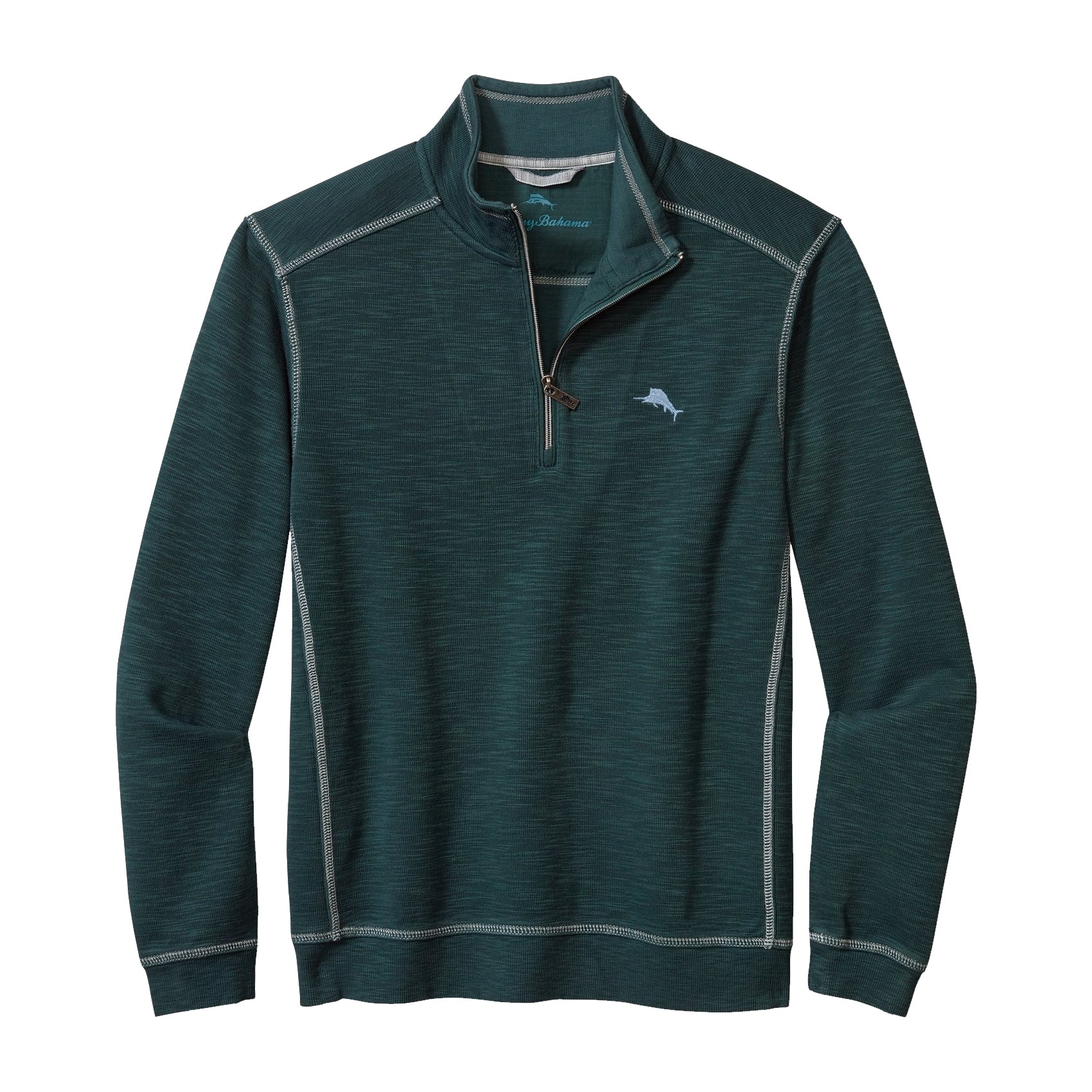 Tommy Bahama Tobago Bay Half Zip in Dark Channel Blue