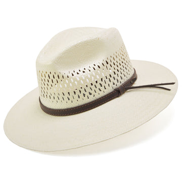Stetson Digger Vented Shantung Straw Hat