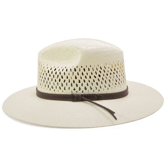 Stetson Digger Vented Shantung Straw Hat