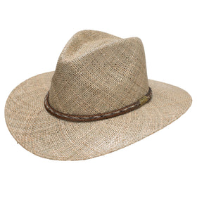 Stetson Dunraven Seagrass Straw Fedora Hat