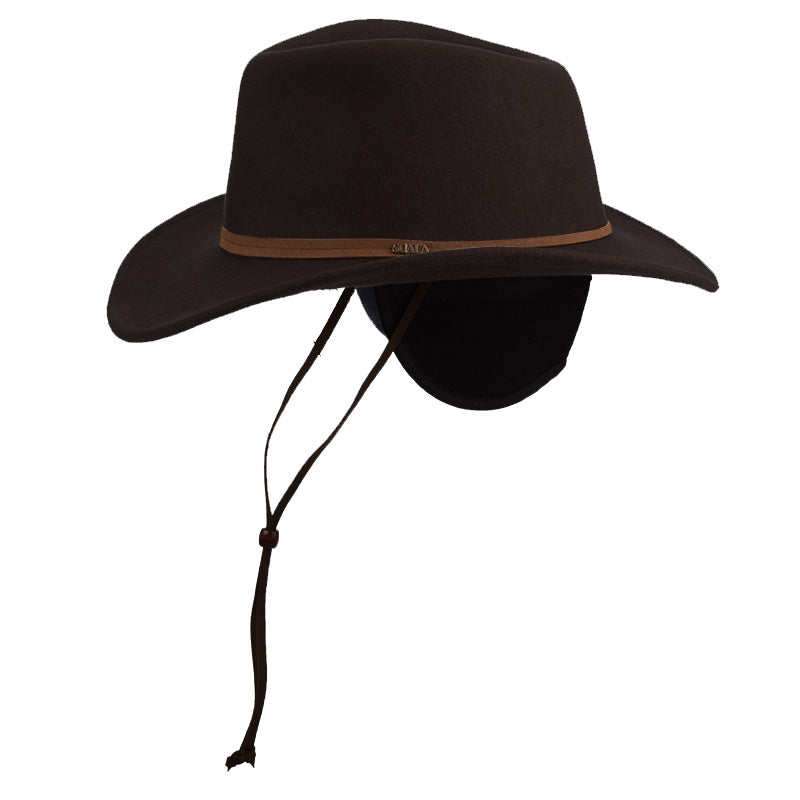 Scala Crushable Wool Safari Hat with Earflaps | Muldoon's Men's Wear