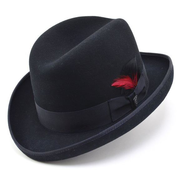 Dobbs 100% Wool Felt Fleetwood Hats in Navy