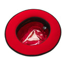 Ferrecci Crushable Wool Grayson Hat in Black/Red-2