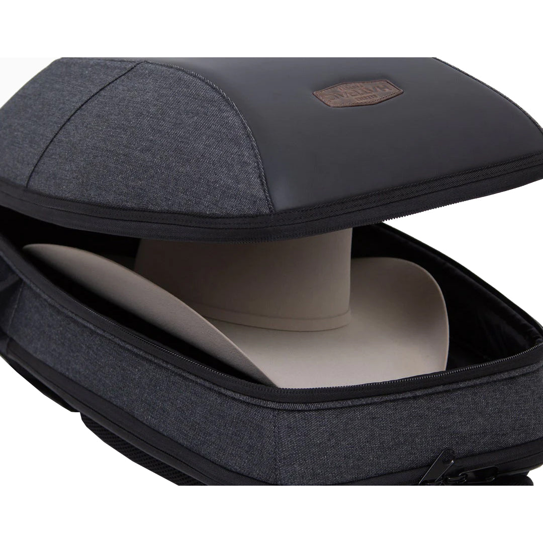 HatPac Premium Travel Carrier in Black Denim - 0