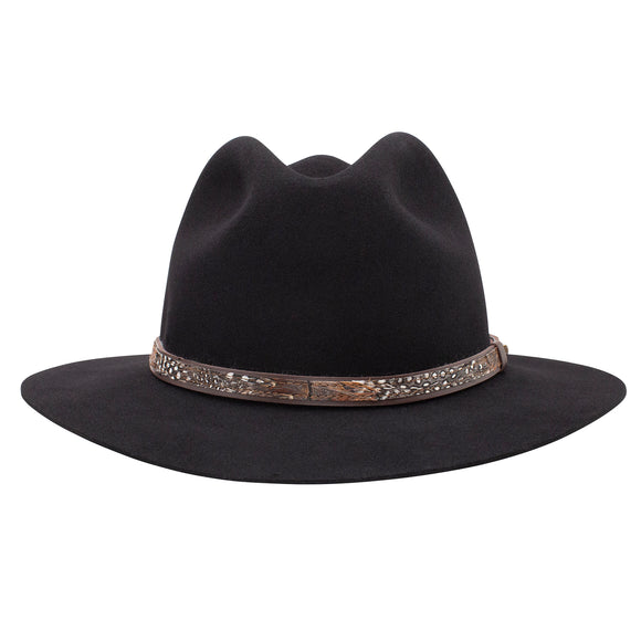 Stetson Fur & Wool Felt Jackson Hat in BLACK