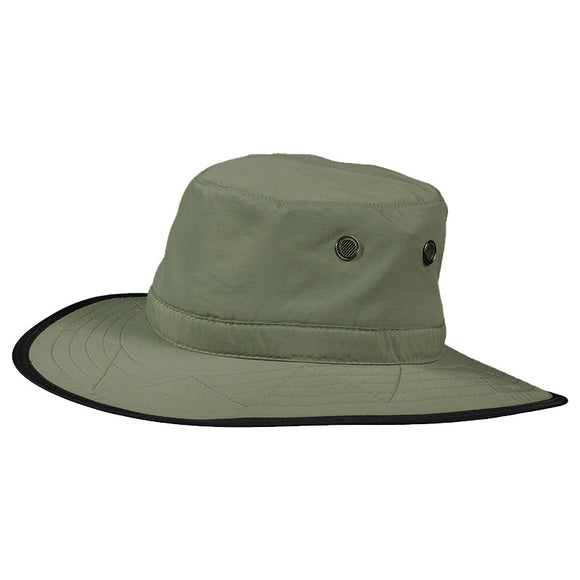 Dorfman Pacific Supplex Jetty Hat in Fossil | Muldoon's Men’s Wear