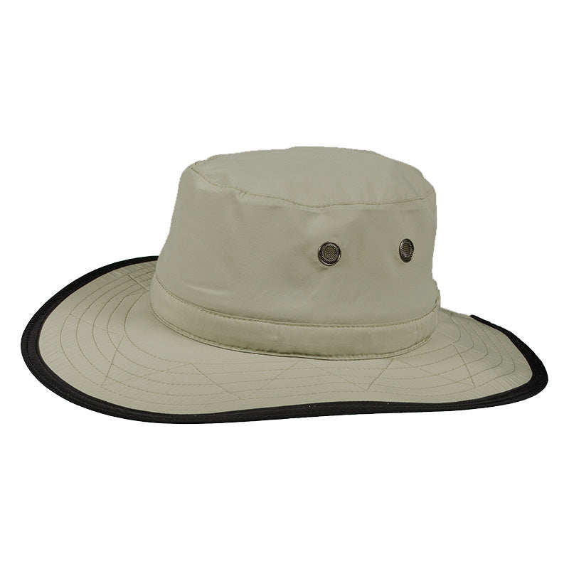 Dorfman Pacific Supplex Jetty Hat in Khaki