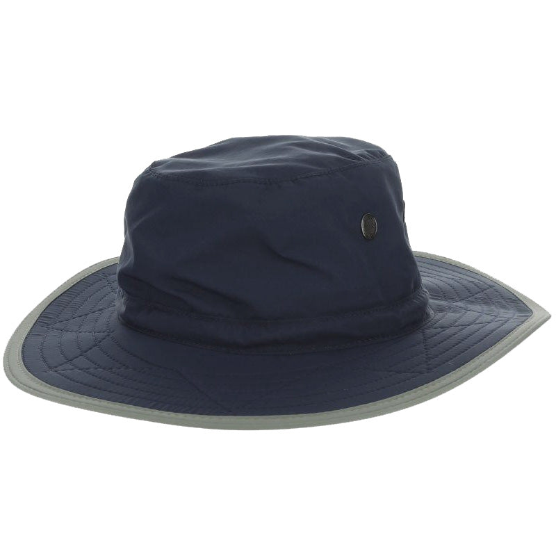 Dorfman Pacific Supplex Jetty Hat in Navy
