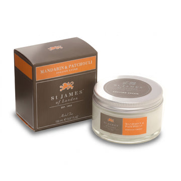 St James of London Mandarine and Patchouli Shave Cream