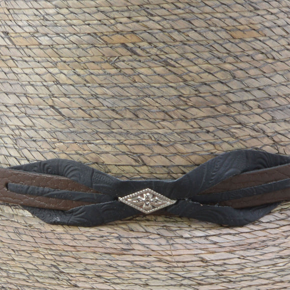 Stetson Marco Stained Palm Straw Hat