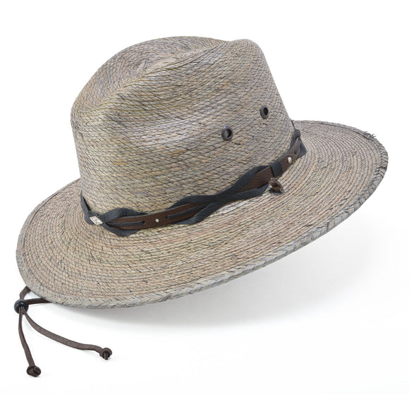 Stetson Marco Stained Palm Straw Hat